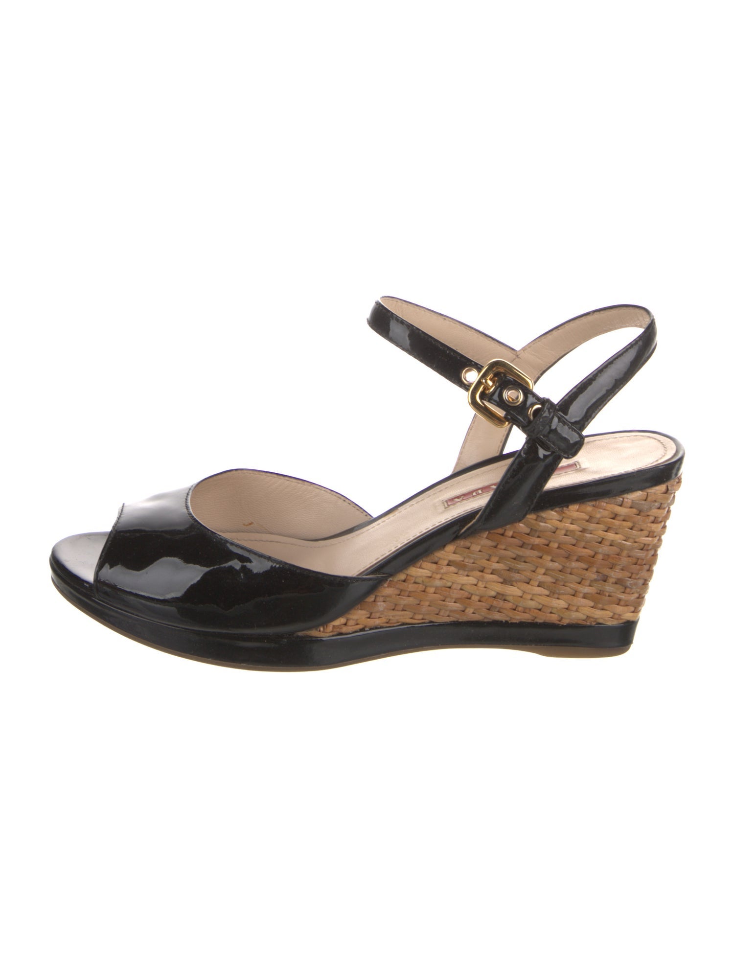 Prada Sport Patent Leather Espadrilles