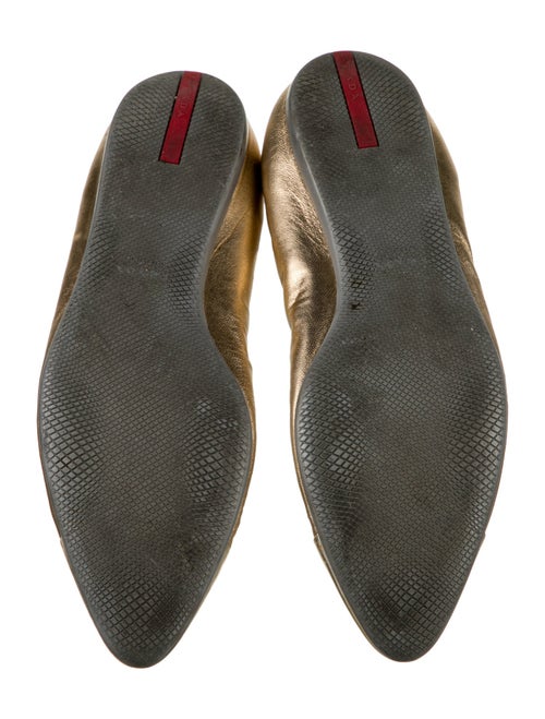 Prada Sport Leather Ballet Flats