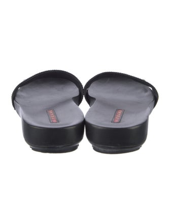 Prada Sport Patent Leather Slides