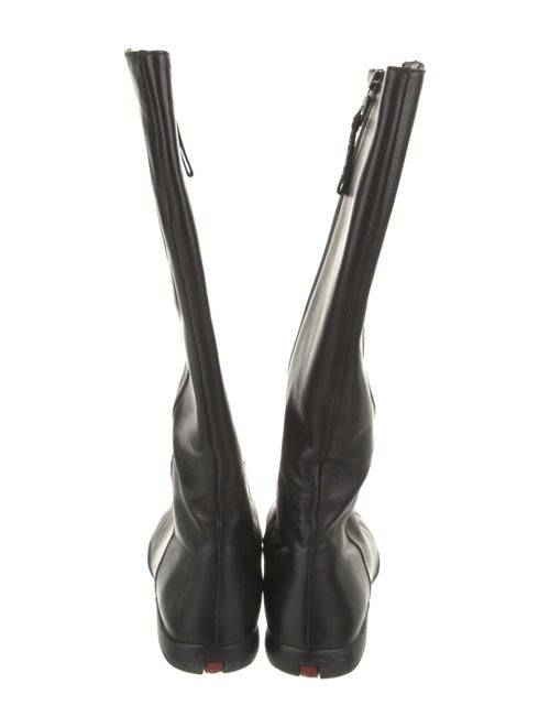 Prada Sport Leather Riding Boots