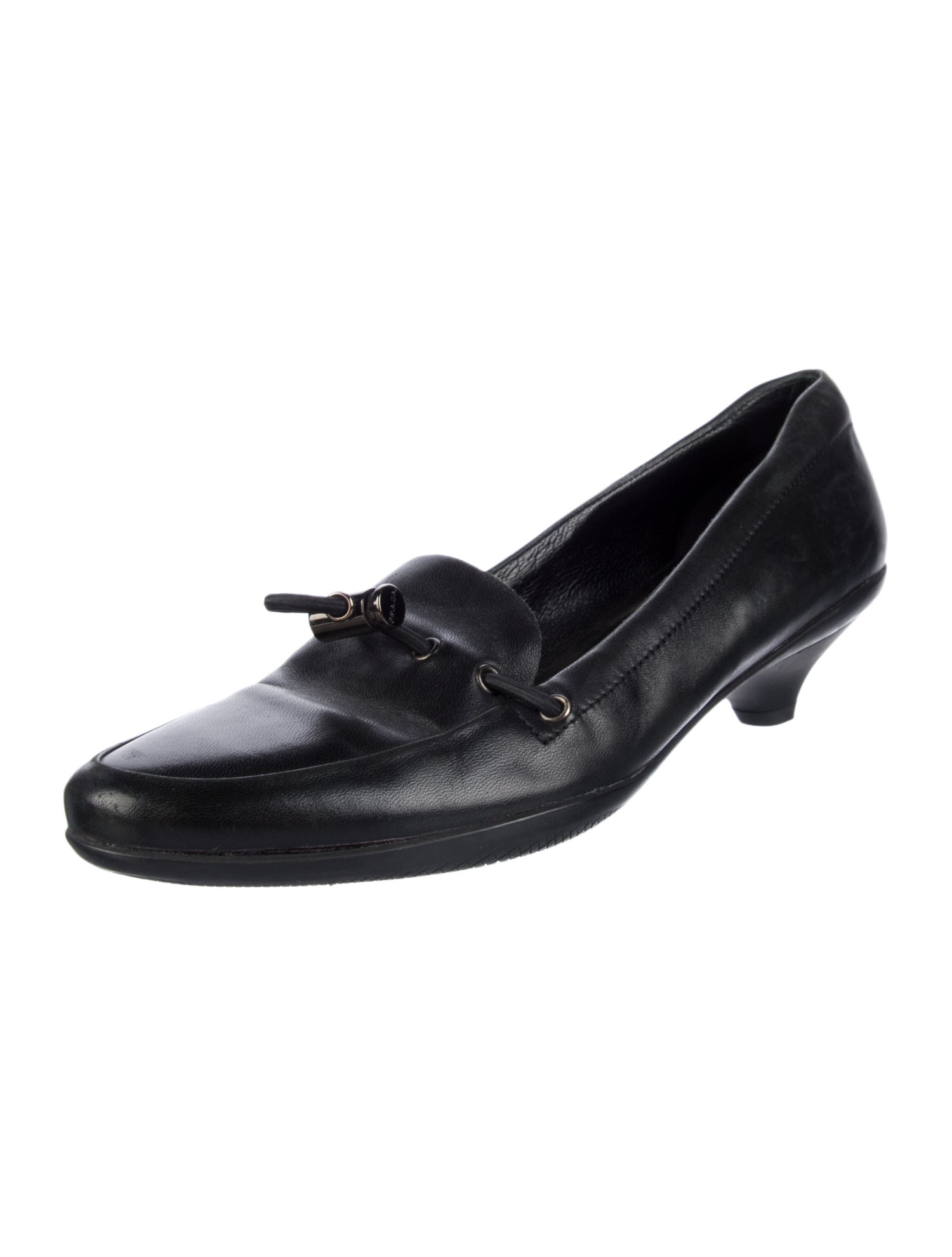 Prada Sport Vintage Leather Pumps