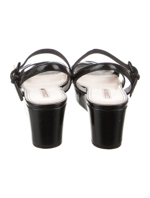 Prada Sport Patent Leather Sandals
