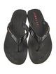 Prada Sport Patent Leather Flip Flops