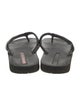 Prada Sport Patent Leather Flip Flops