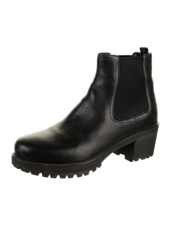 Prada Sport 2009 Leather Chelsea Boots