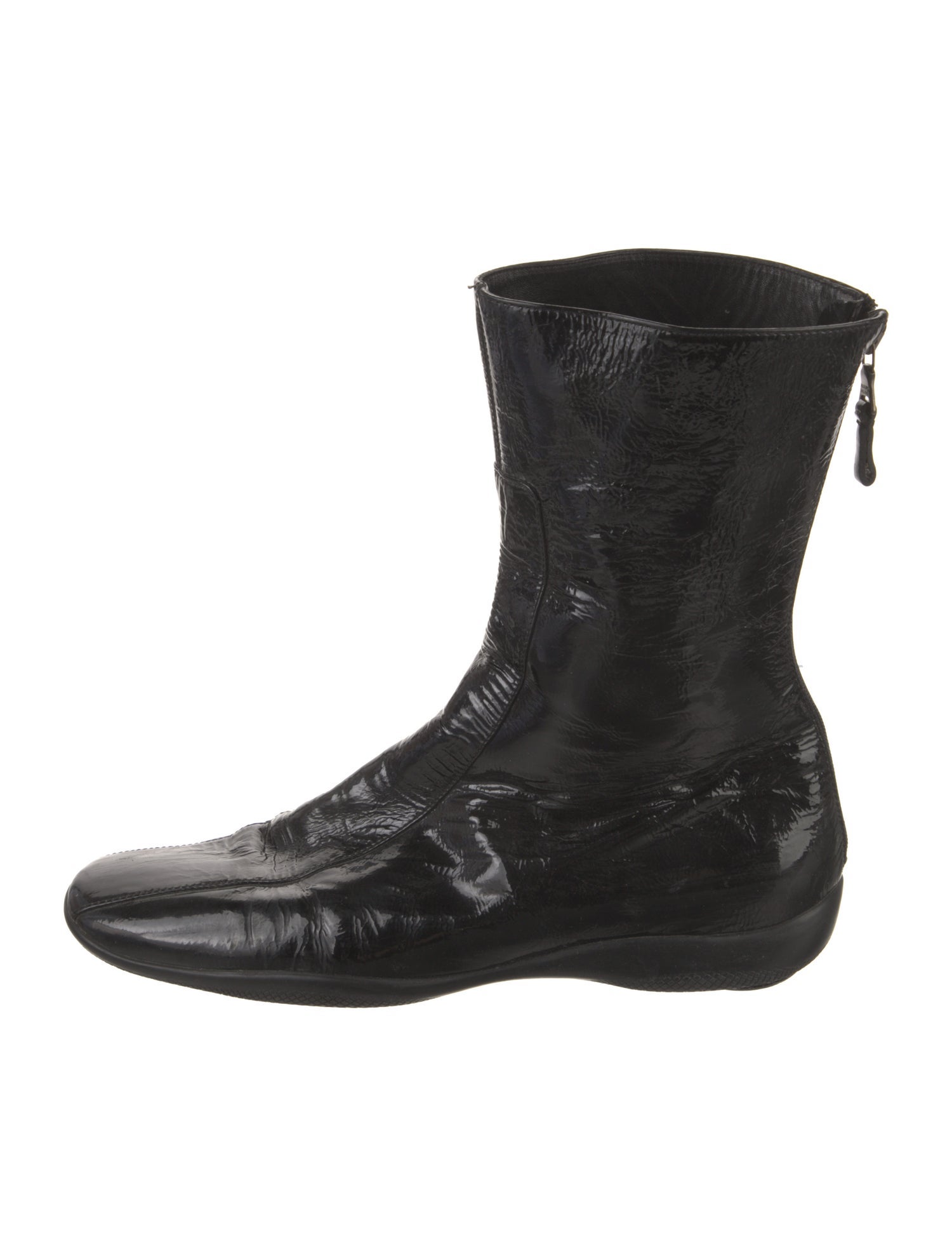 Prada Sport Patent Leather Boots