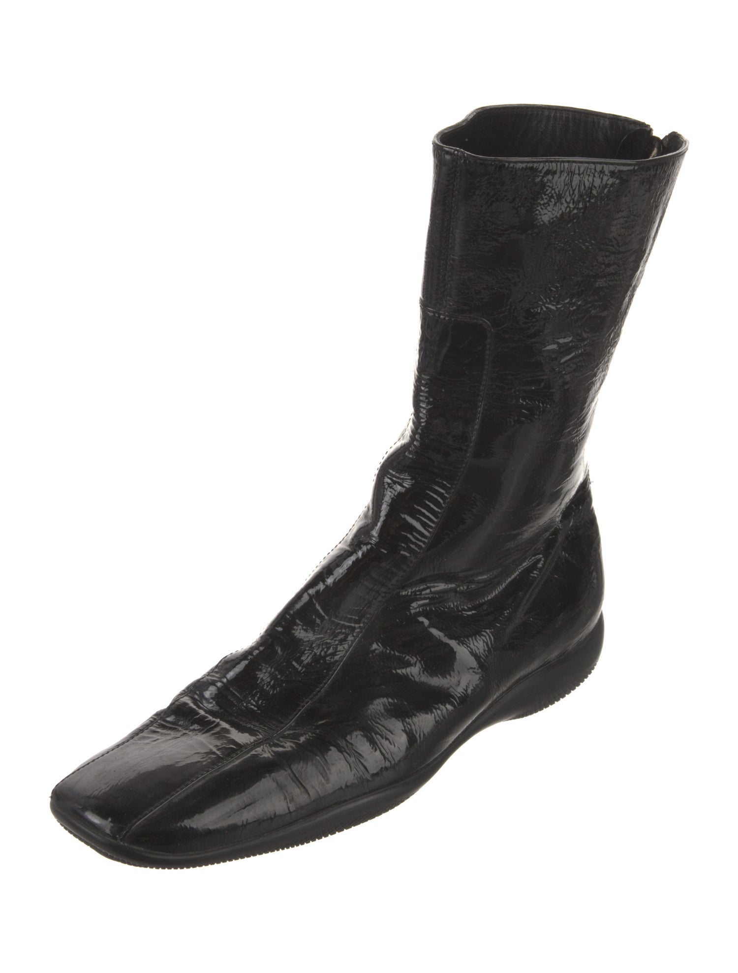 Prada Sport Patent Leather Boots