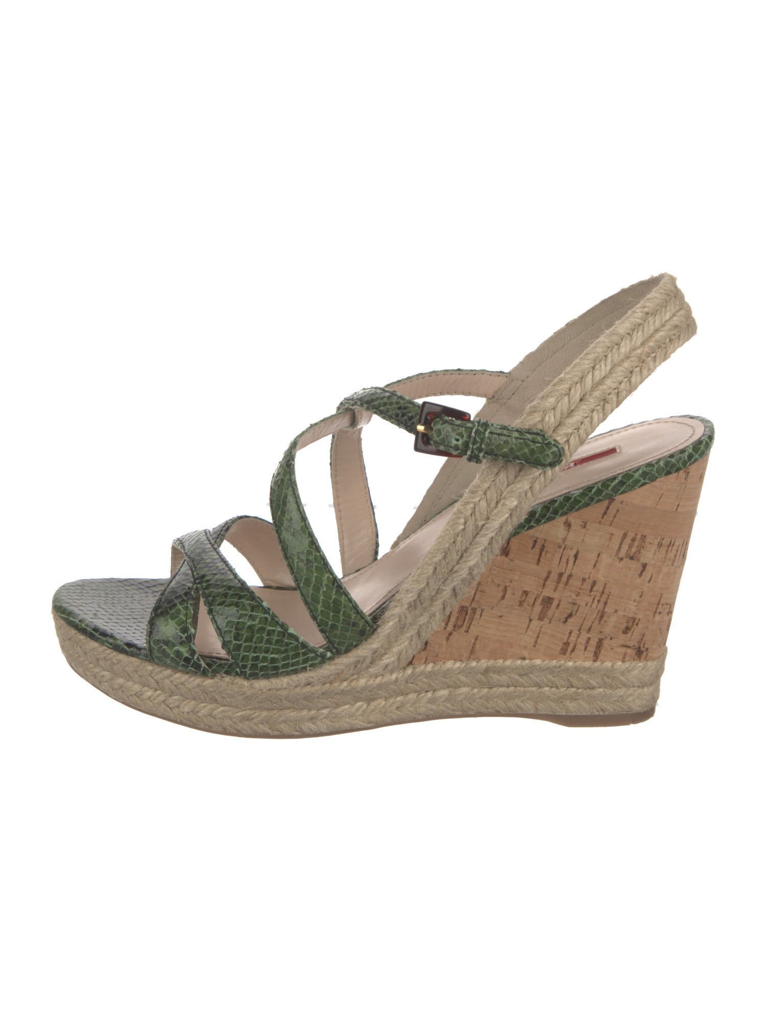 Prada Sport Vintage Leather Espadrilles