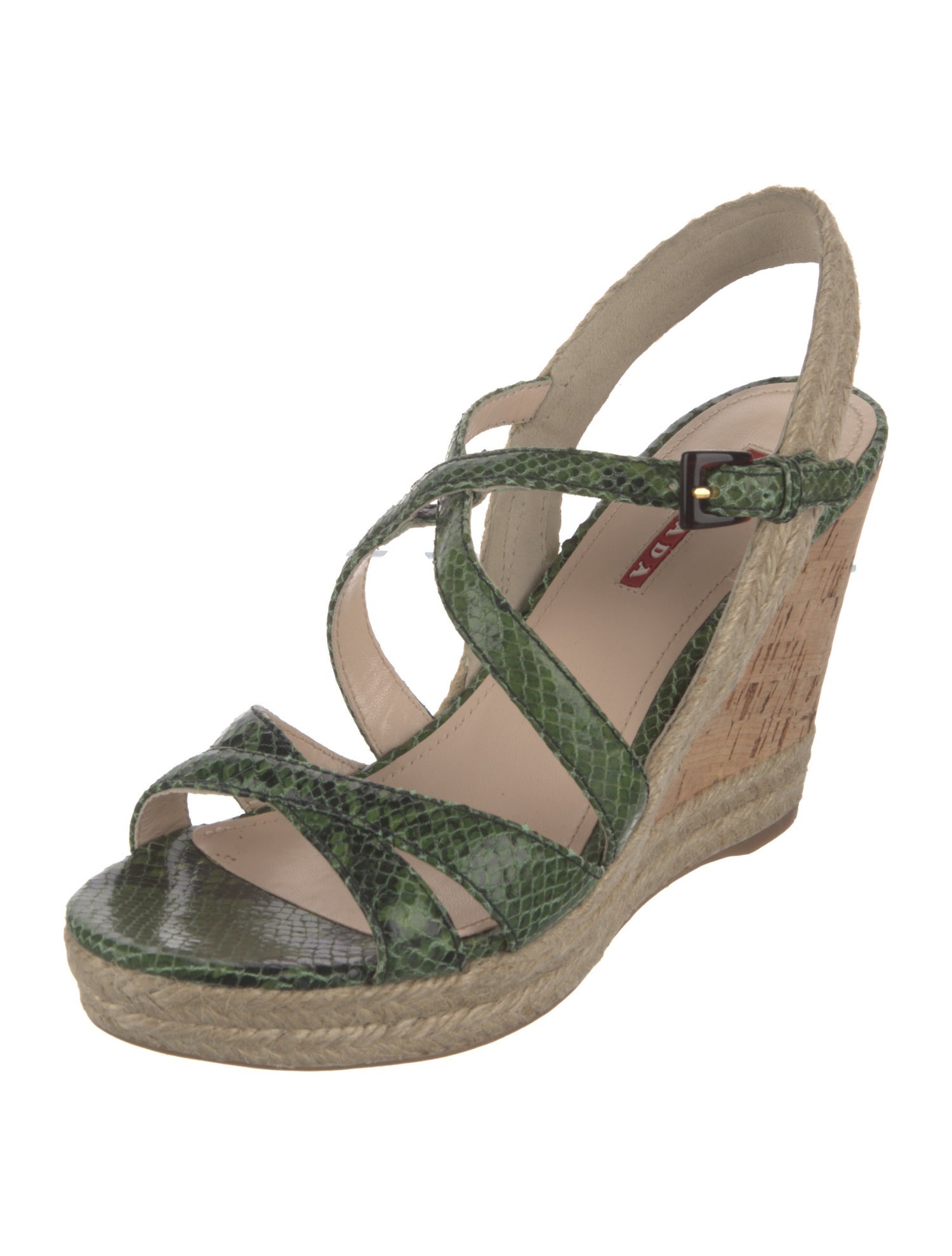 Prada Sport Vintage Leather Espadrilles