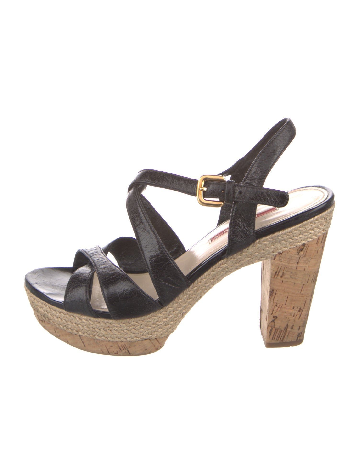 Prada Sport Leather Espadrilles