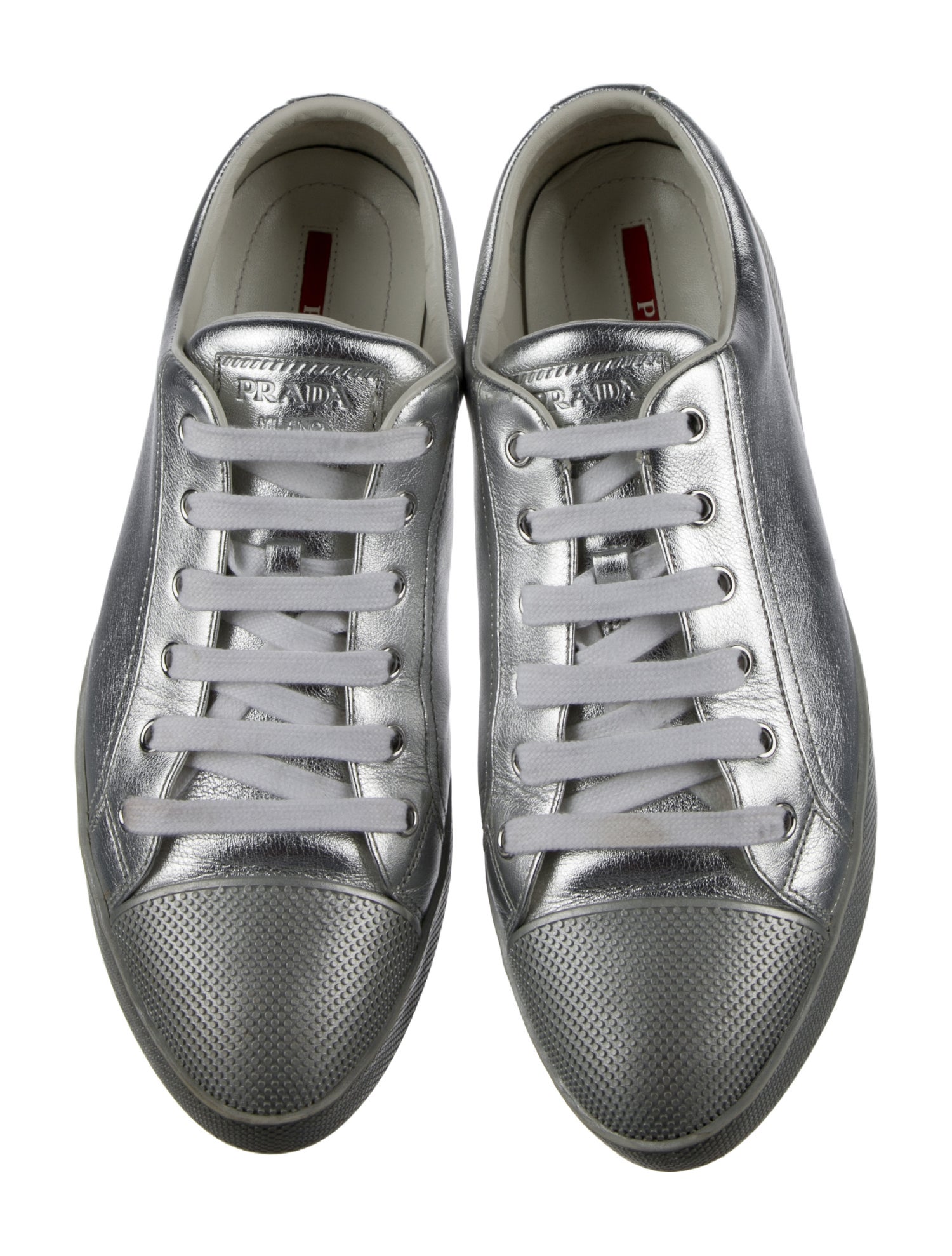 Prada Sport Leather Sneakers