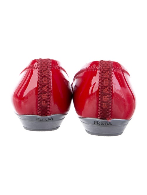 Prada Sport Patent Leather Ballet Flats