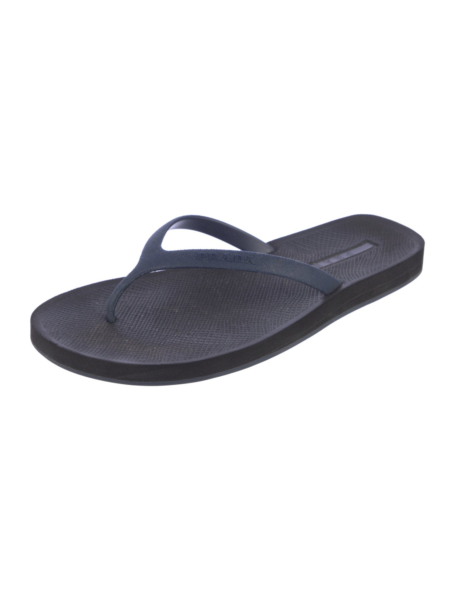 Prada Sport Rubber Flip Flops