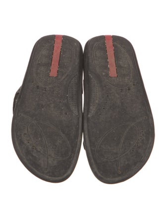 Prada Sport Leather Flip Flops