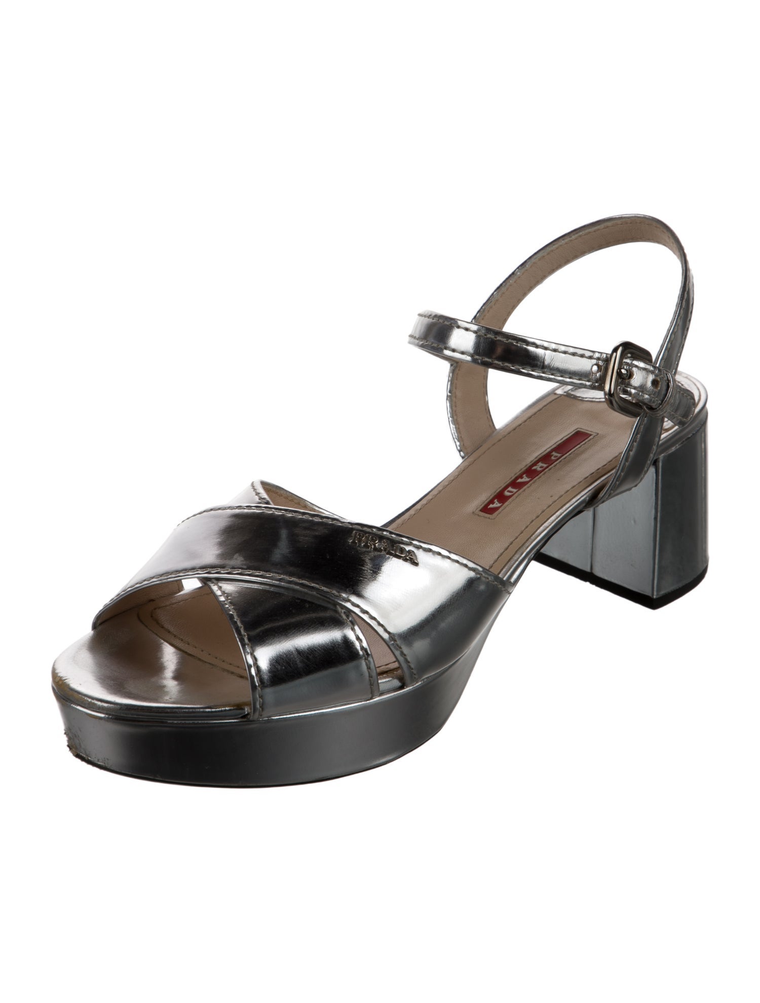 Prada Sport Leather Sandals