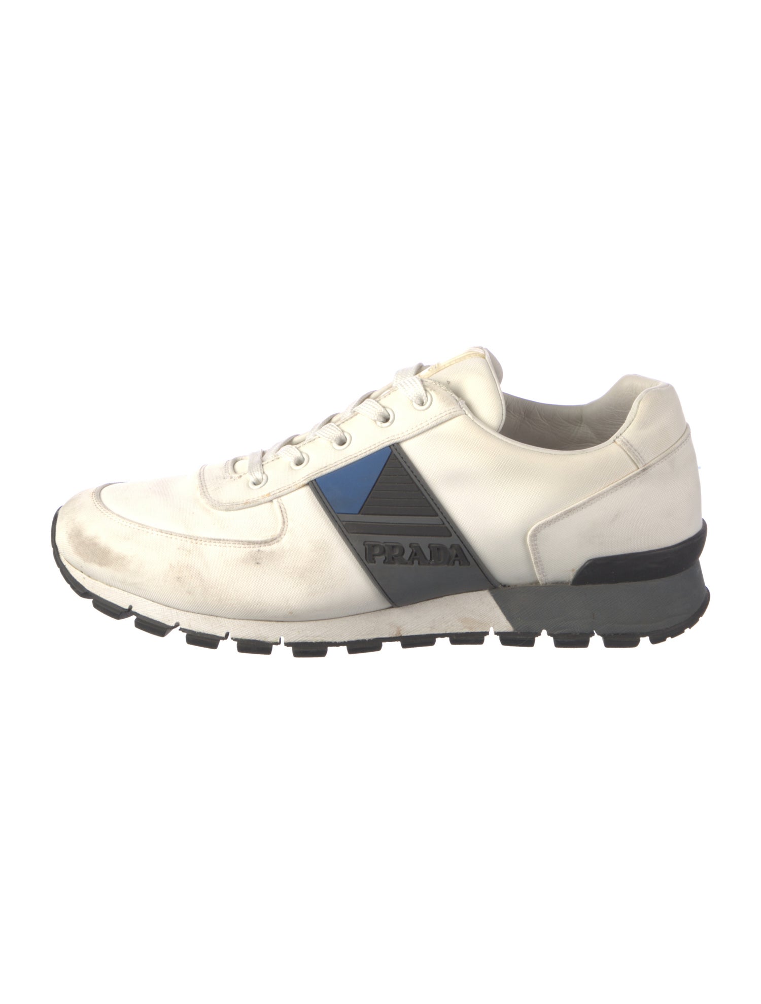 Prada Sport Leather Printed Sneakers