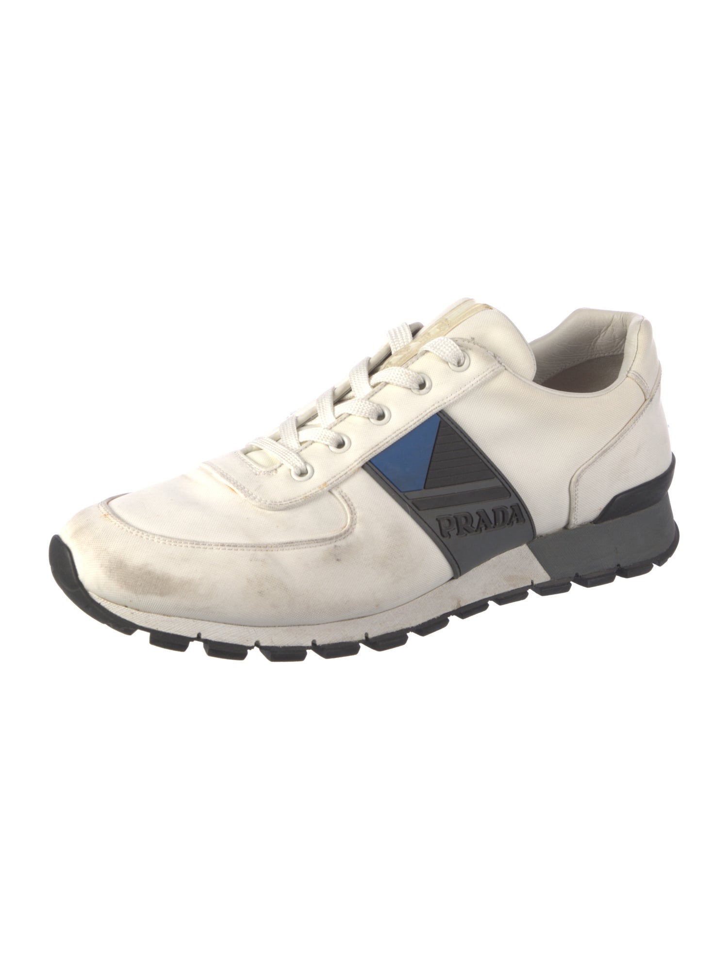 Prada Sport Leather Printed Sneakers