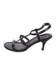 Prada Sport Leather Slingback Sandals