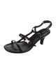 Prada Sport Leather Slingback Sandals