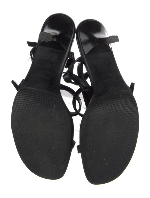 Prada Sport Leather Slingback Sandals