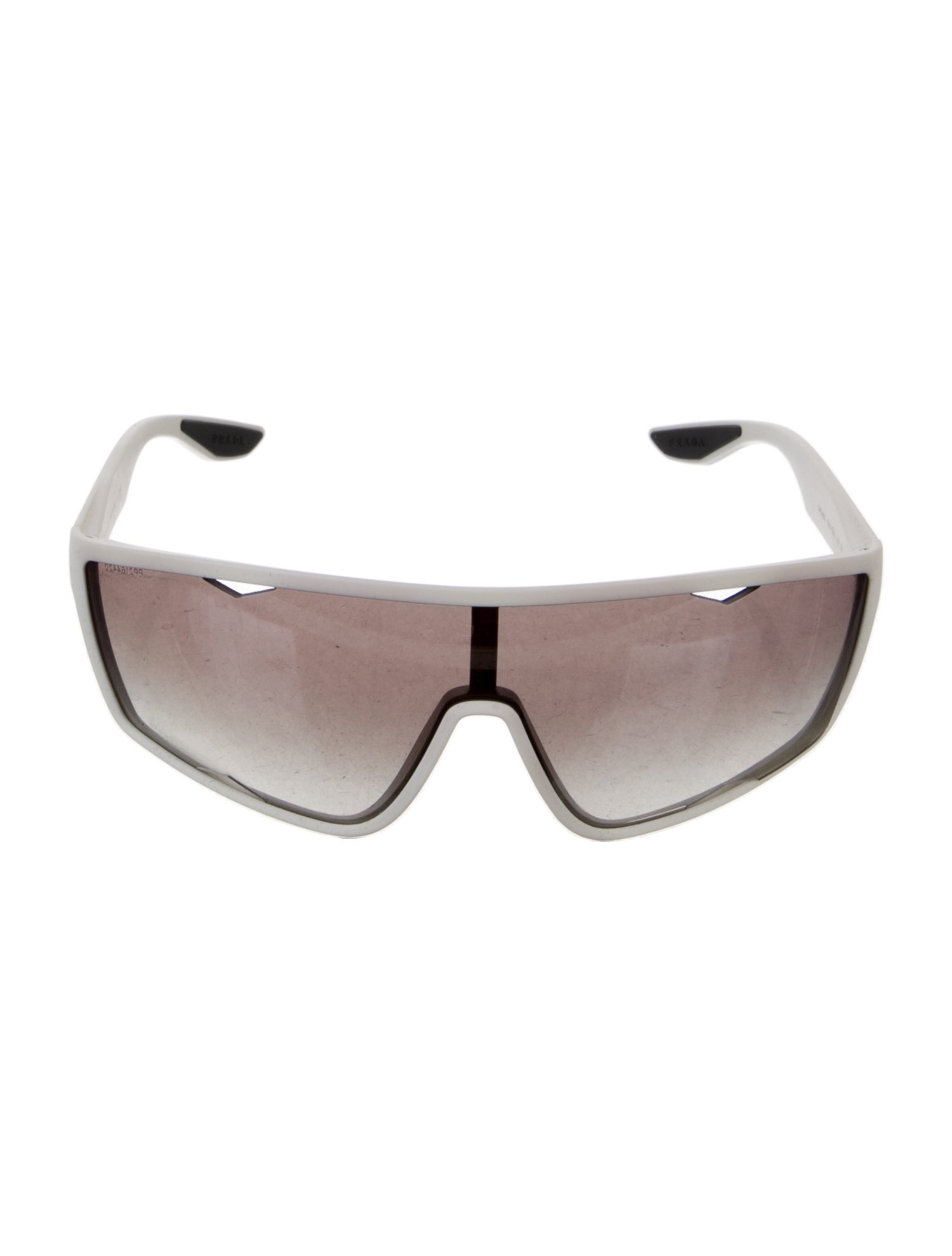 Prada Sport Shield Mirrored Sunglasses