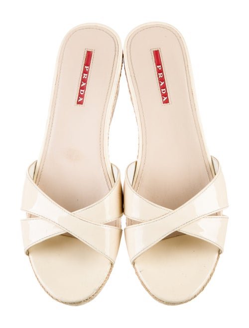 Prada Sport Patent Leather Slides