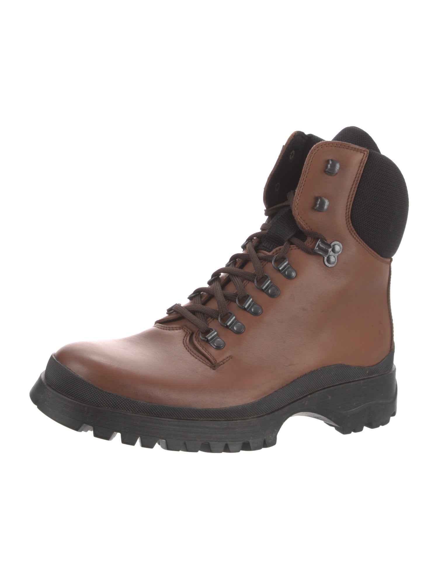 Prada Sport Late 2000's - Early 2010's Leather Hiking Boots