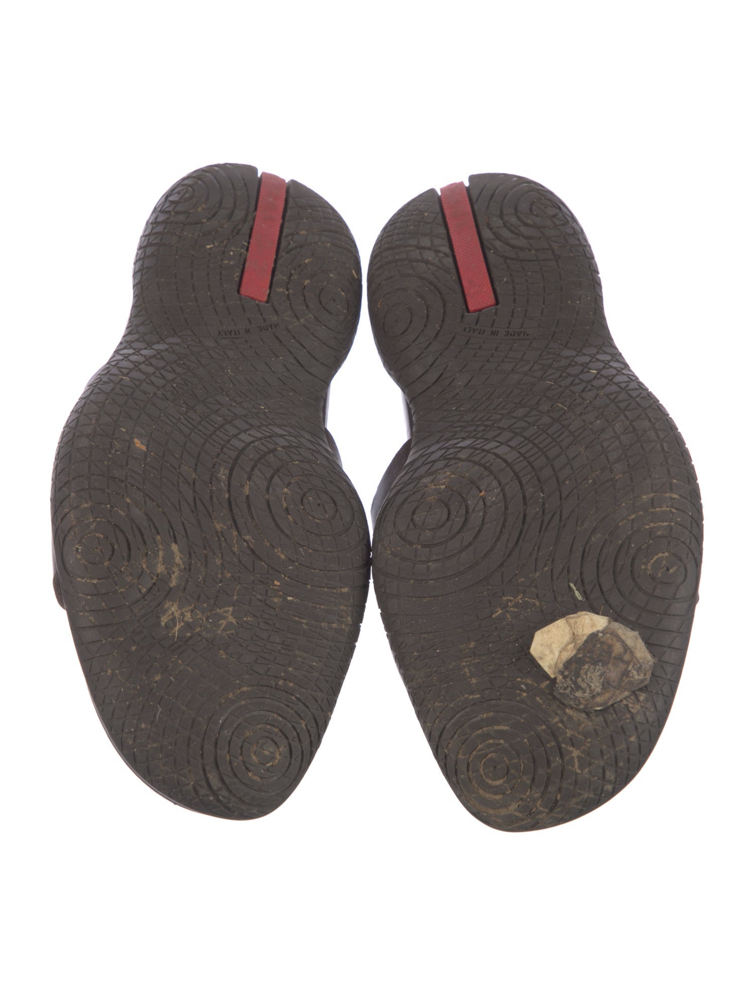 Prada Sport Leather Slides