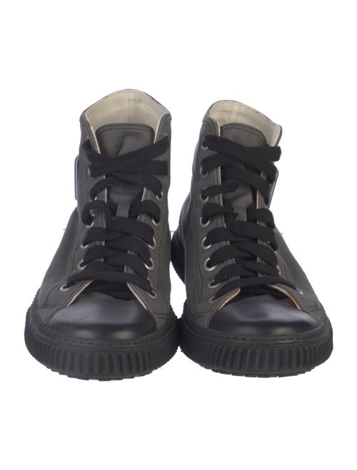 Prada Sport Leather Printed Sneakers