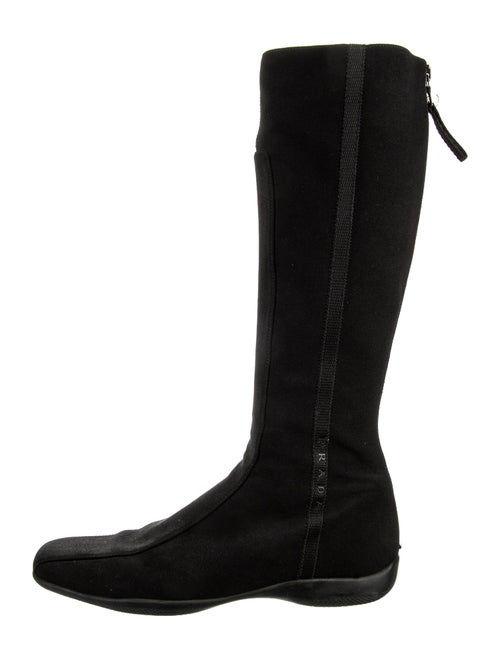 Prada Sport Suede Riding Boots