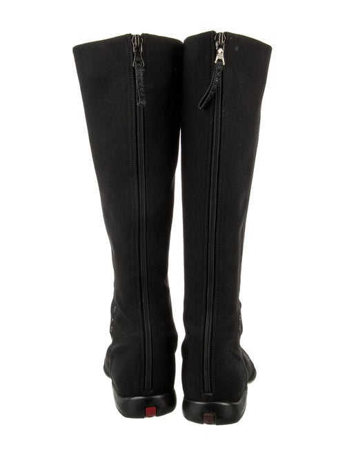 Prada Sport Suede Riding Boots