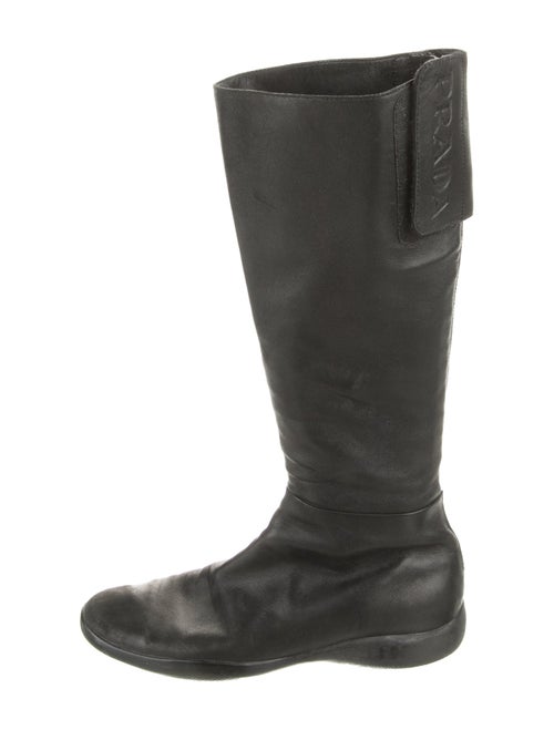 Prada Sport Leather Riding Boots