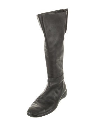Prada Sport Leather Riding Boots