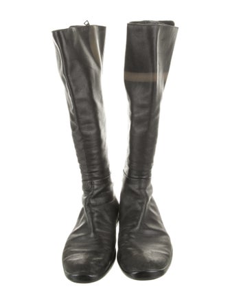 Prada Sport Leather Riding Boots