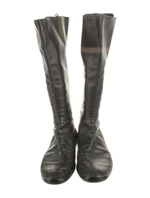 Prada Sport Leather Riding Boots