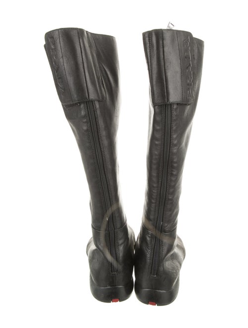 Prada Sport Leather Riding Boots