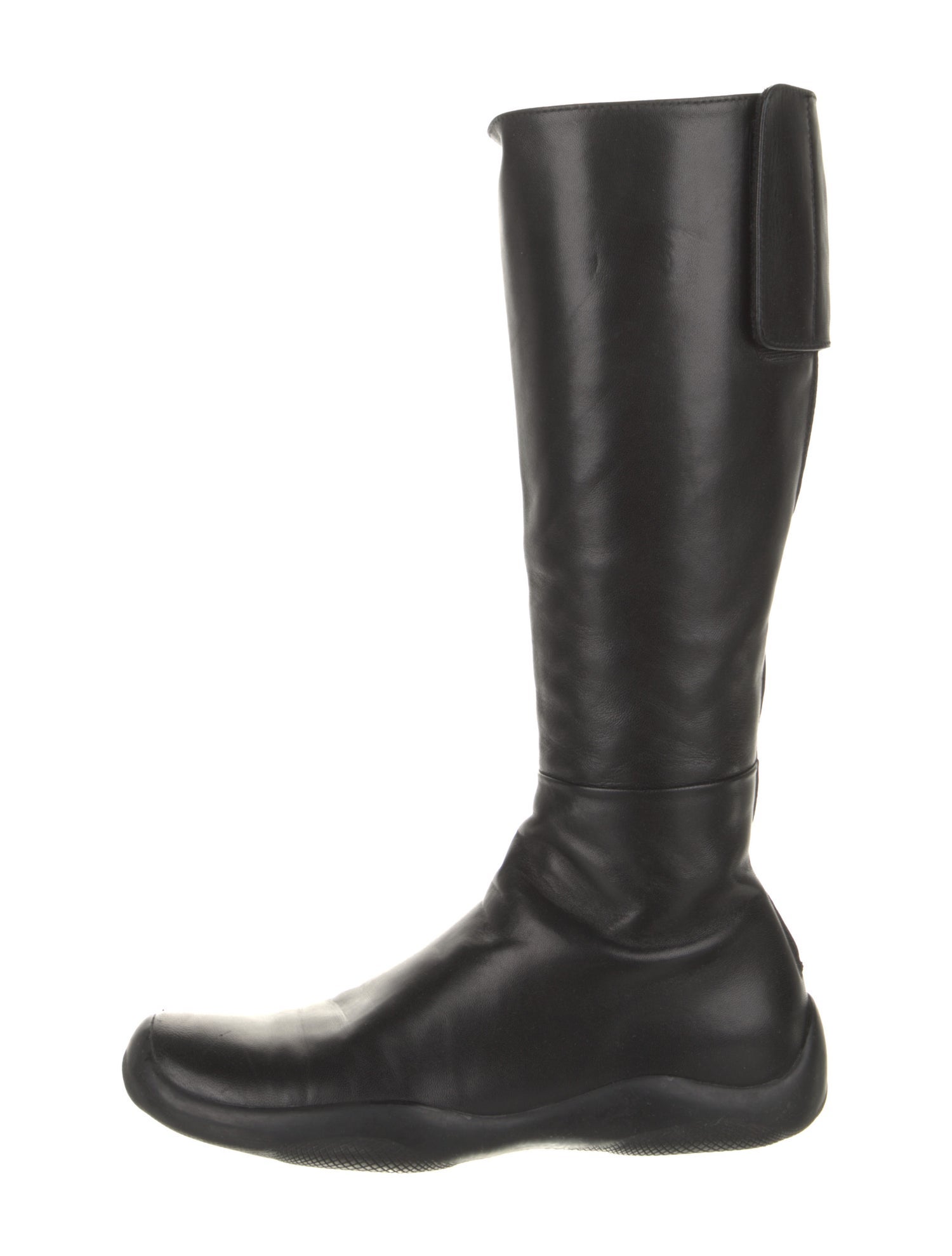 Prada Sport Leather Riding Boots