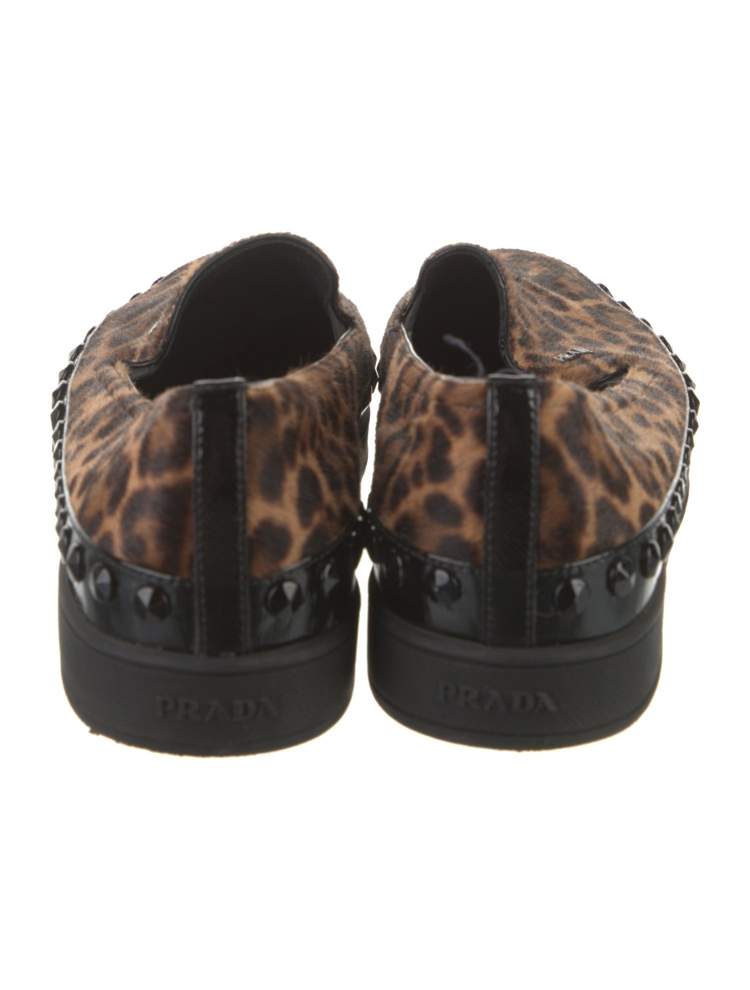 Prada Sport Ponyhair Animal Print Sneakers