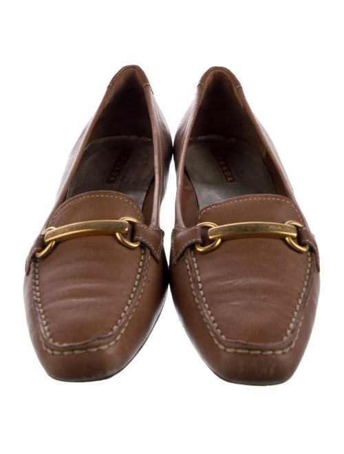 Prada Sport Leather Loafers