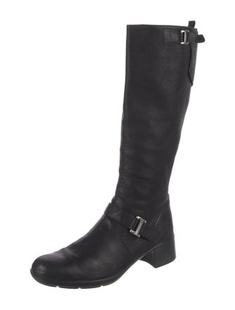 Prada Sport Leather Riding Boots