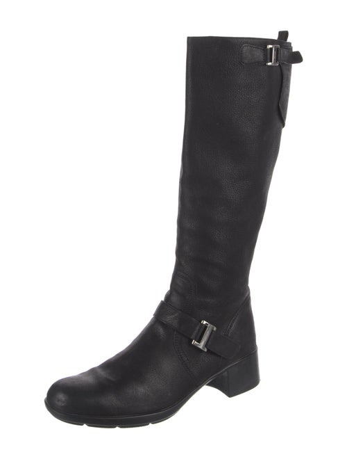 Prada Sport Leather Riding Boots