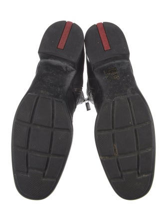 Prada Sport Leather Riding Boots