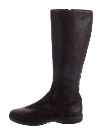 Prada Sport Leather Riding Boots