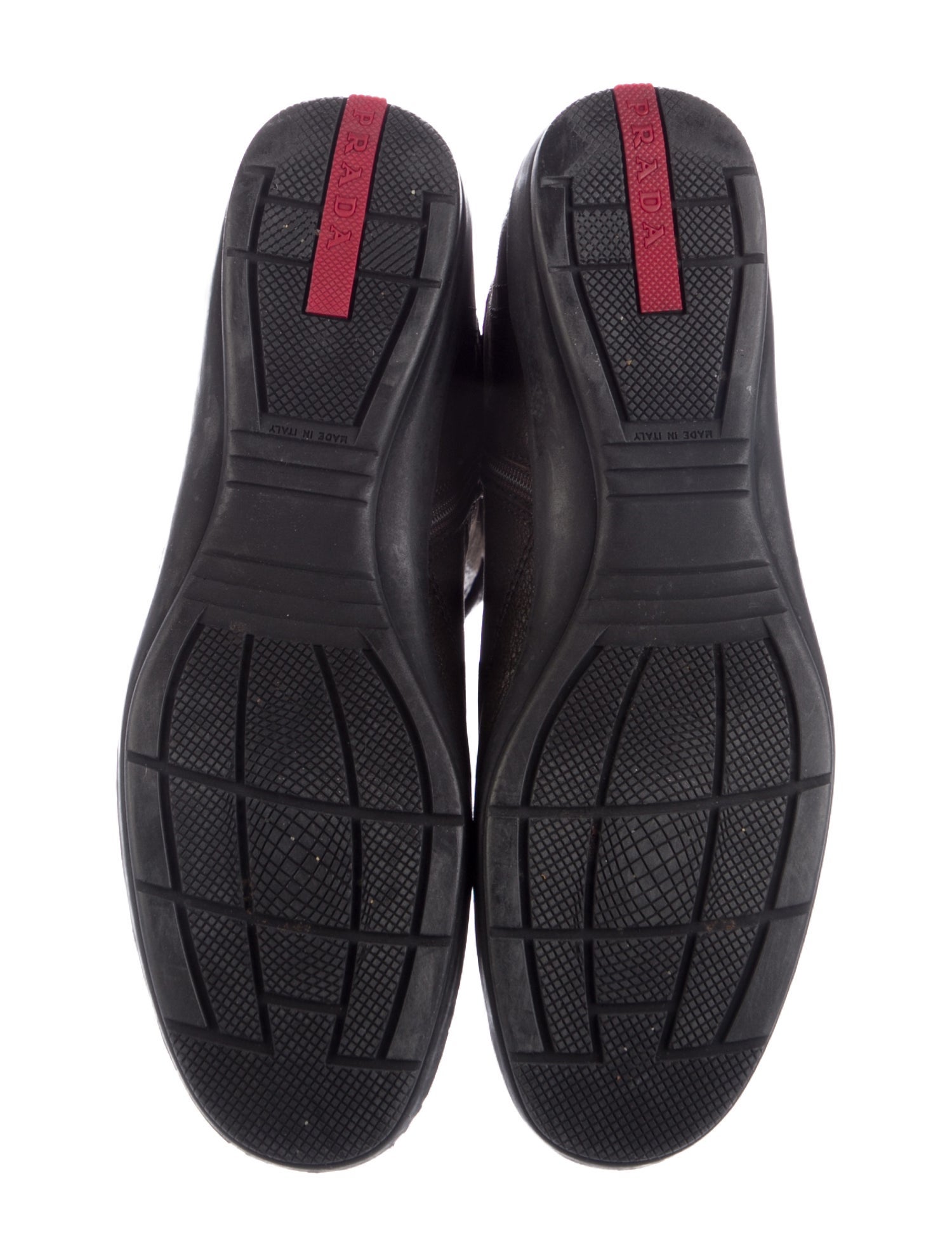 Prada Sport Leather Riding Boots