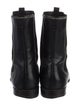 Prada Leather Distressed Accents Chelsea Boots