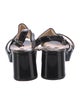 Prada Sport Patent Leather Slingback Sandals