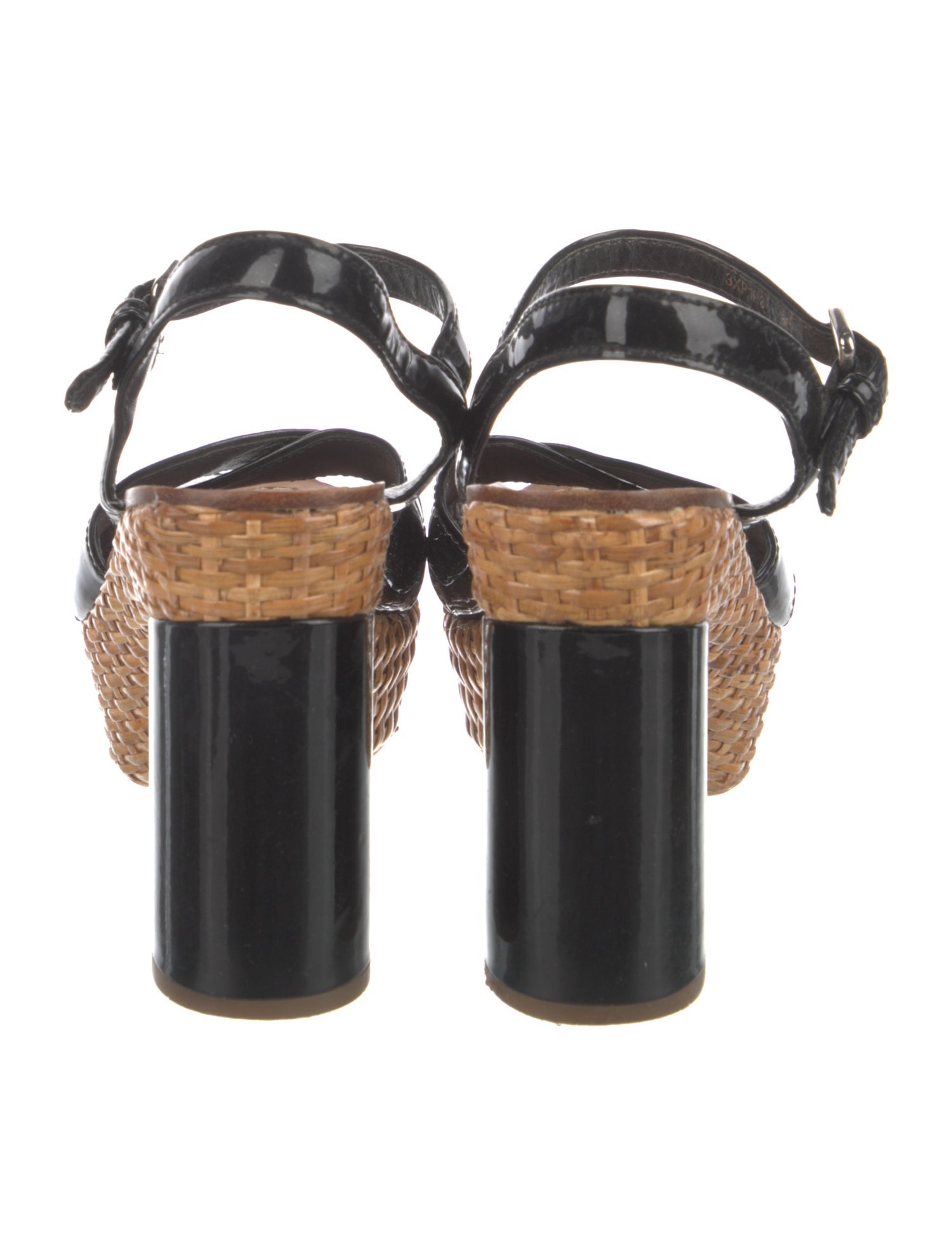 Prada Sport Patent Leather Sandals