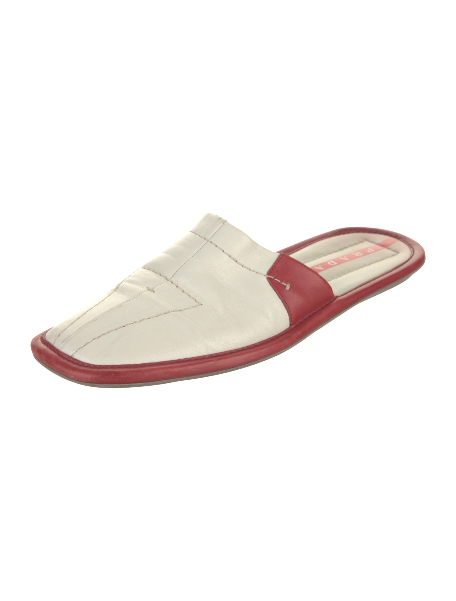 Prada Sport Vintage Leather Mules