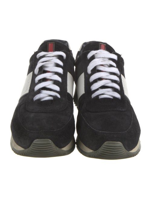 Prada Sport Saffiano Leather Suede Sneakers