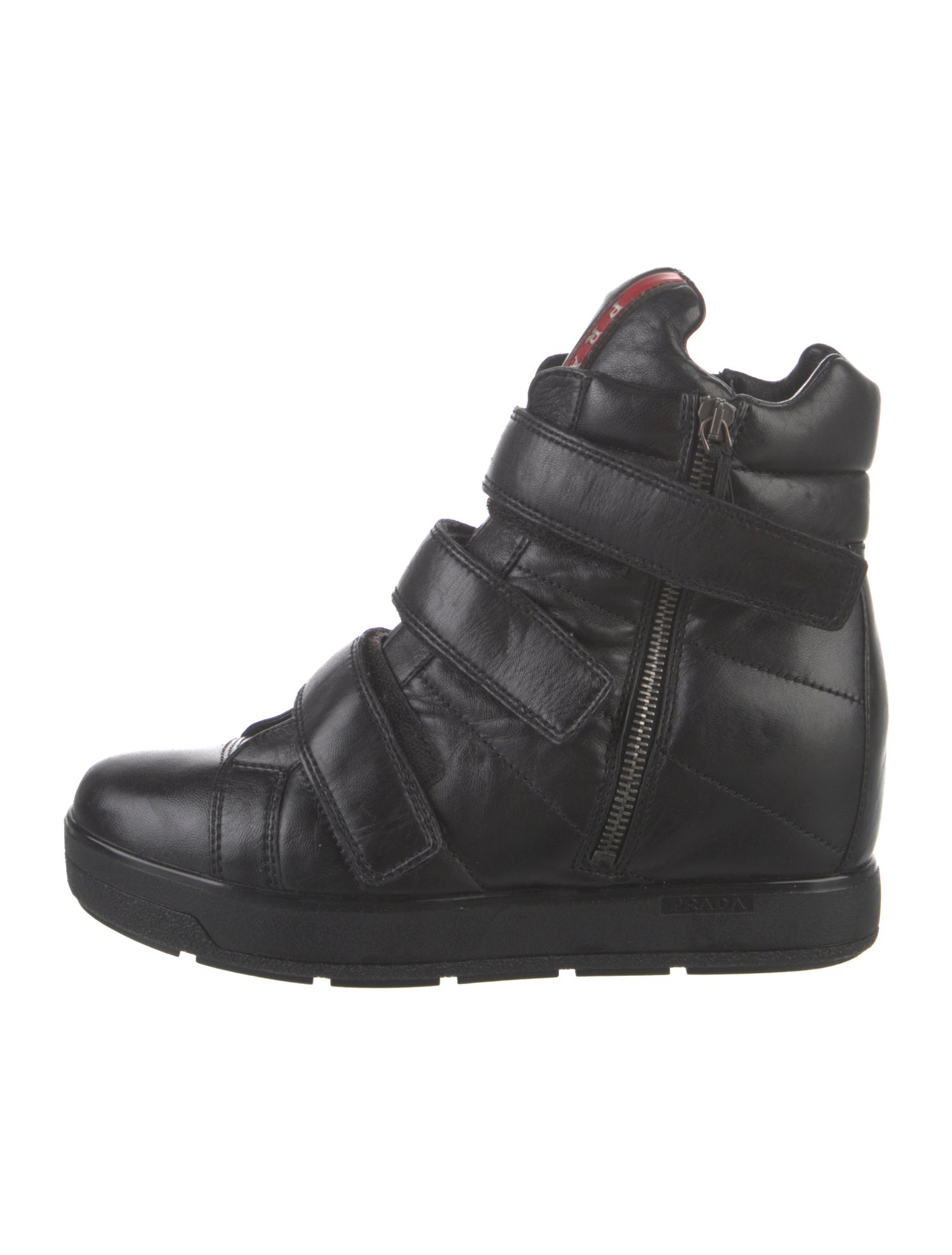 Prada Sport 2013 Wedge Sneakers Combat Boots